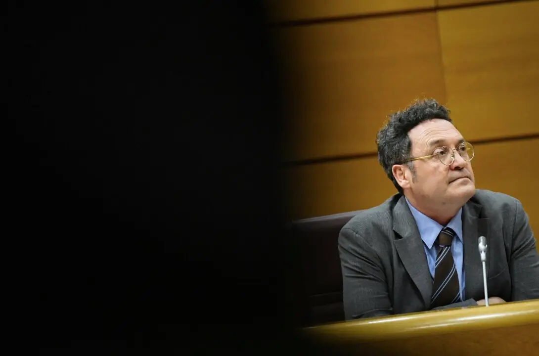  Archivo - Imagen de archivo del fiscal general del Estado, &Aacute;lvaro Garc&iacute;a Ortiz, durante su comparecencia en la Comisi&oacute;n de Justicia el pasado febrero. - Fernando S&aacute;nchez - Europa Press - Archivo 