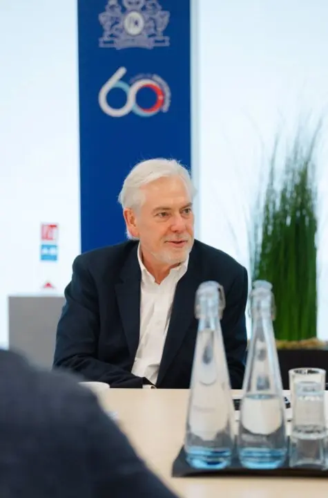  El consejero delegado (CEO) de Philip Morris International (PMI), Jacek Olczak, durante una entrevista en exclusiva concedida a Europa Press con motivo de las jornadas 'Technovation', organizadas por la propia compa&ntilde;&iacute;a en la ciudad suiza de Neuch&acirc;tel. - EUROPA PRESS 