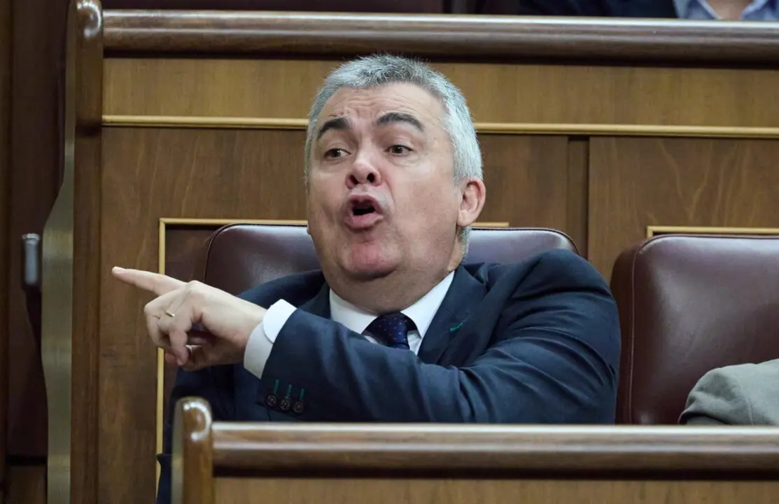  El secretario de Organizaci&oacute;n del PSOE, Santos Cerd&aacute;n, durante una sesi&oacute;n plenaria en el Congreso de los Diputados, a 12 de junio de 2025, en Madrid (Espa&ntilde;a).<br>- Jes&uacute;s Hell&iacute;n - Europa Press 