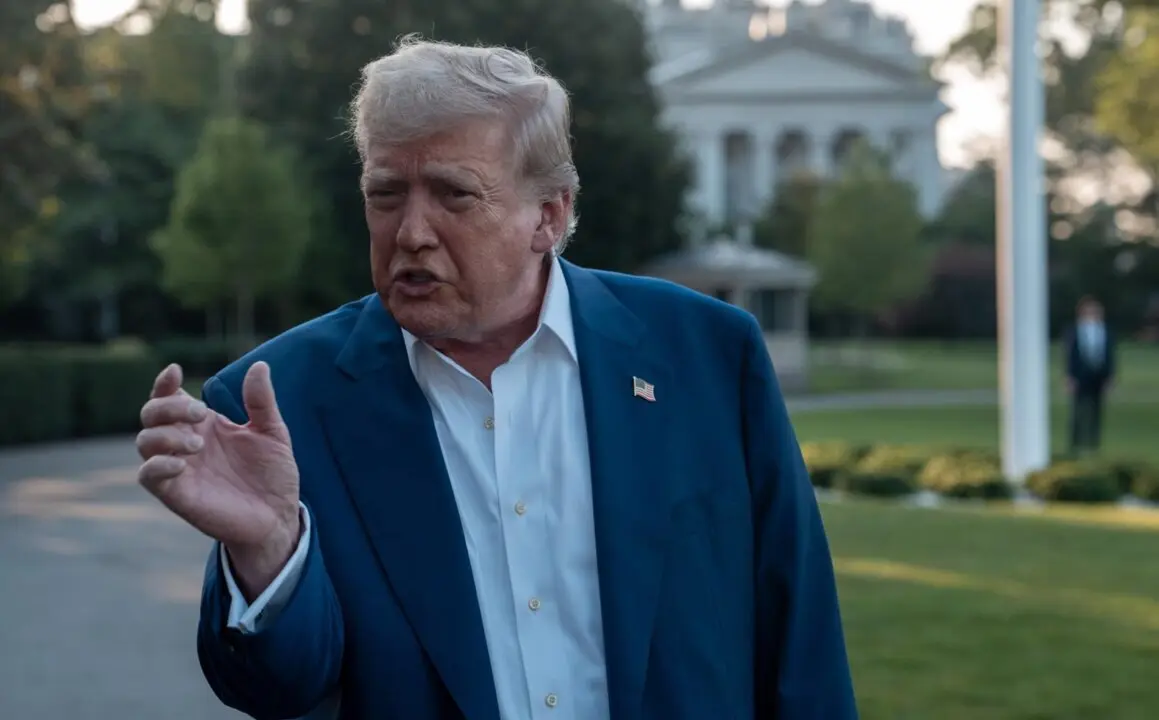  El presidente de Estados Unidos, Donald Trump, antes de acudir a la cumbre de la OTAN.<br>- Andrew Leyden / Zuma Press / ContactoPhoto 
