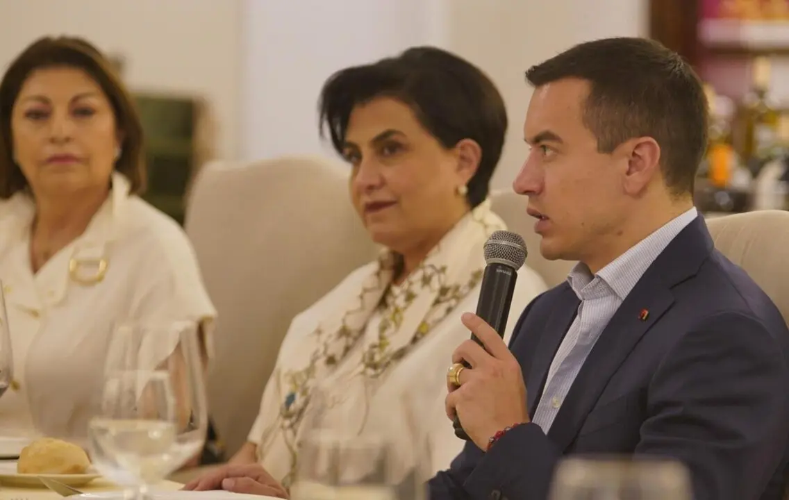  El presidente de Ecuador, Daniel Noboa<br>- PRESIDENCIA DE ECUADOR 