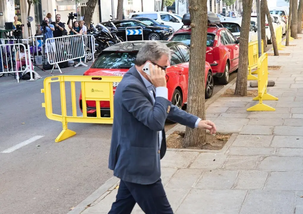  El administrador &uacute;nico de Servinaba Antxon Alonso a su llegada al Tribunal Supremo.<br>- Jes&uacute;s Hell&iacute;n - Europa Press 