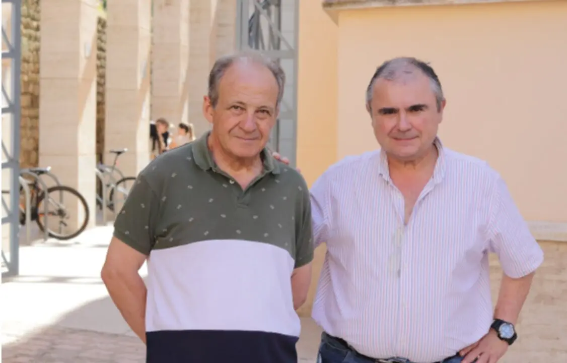  Tom&aacute;s L&oacute;pez (izq.) y Antonio Menor, dos de los investigadores que han participado en el estudio. 