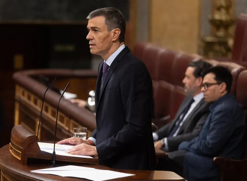  El presidente del Gobierno, Pedro S&aacute;nchez, interviene durante un pleno extraordinario, en el Congreso de los Diputados, a 9 de julio de 2025, en Madrid (Espa&ntilde;a).<br>- Eduardo Parra - Europa Press 