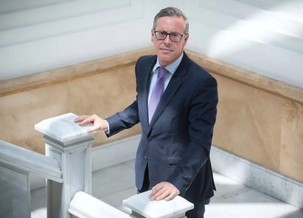  El secretario general del PP de Madrid, Alfonso Serrano, durante una entrevista concedida a Europa Press.<br>- FERNANDO S&Aacute;NCHEZ-EUROPA PRESS 