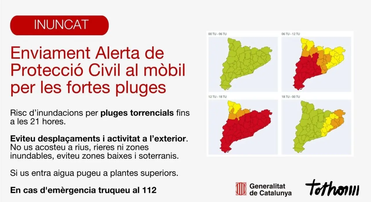  Alerta por previsi&oacute;n de lluvias<br>- PROTECCI&Oacute; CIVIL 