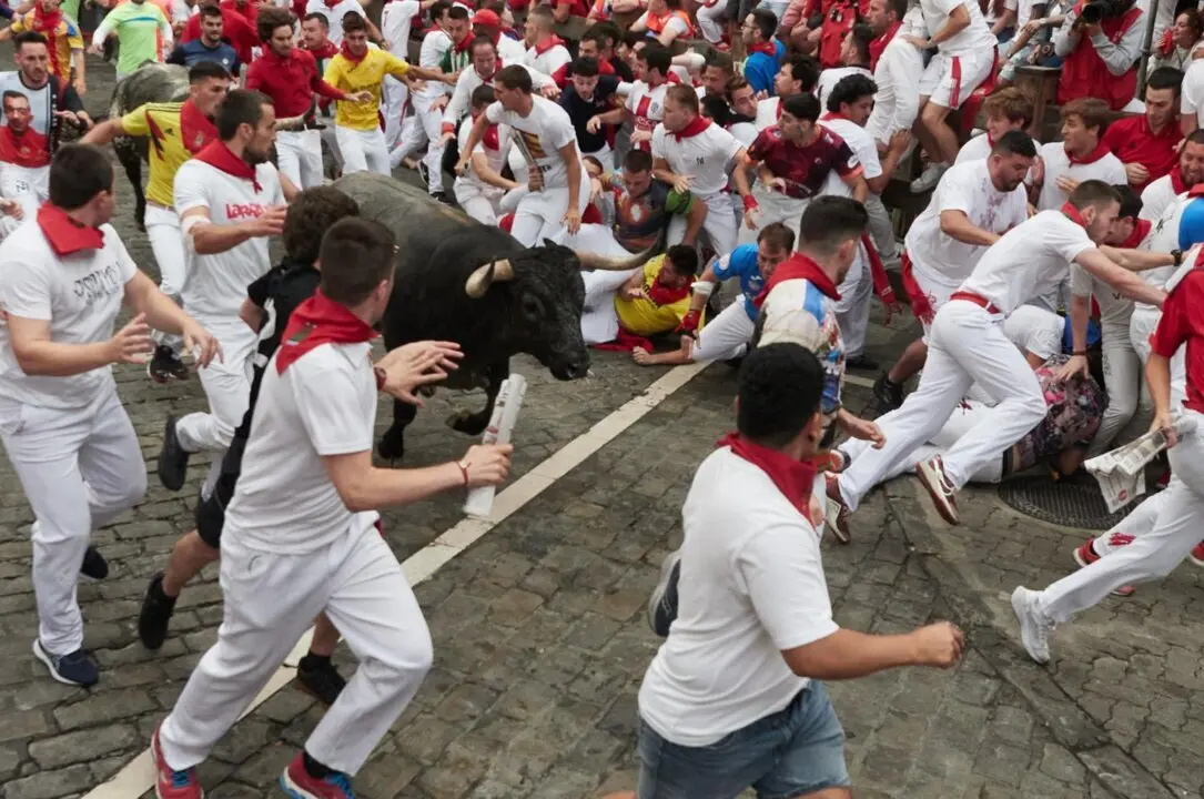  Archivo - Foto de archivo de un encierro con toros de la ganader&iacute;a Miura.<br>- EUROPA PRESS - Archivo 