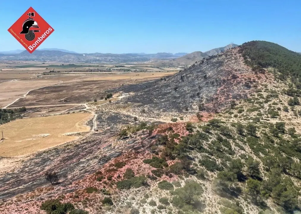  Incendio forestal en Villena<br>- CONSORCIO PROVINCIAL DE BOMBEROS | EP 