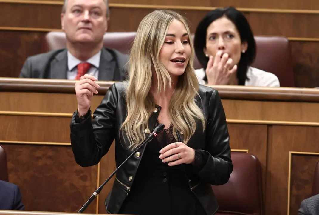  Archivo - La hasta ahora vicesecretaria del PP Noelia N&uacute;&ntilde;ez, durante una sesi&oacute;n de control al Gobierno, en el Congreso de los Diputados, a 19 de marzo de 2025, en Madrid (Espa&ntilde;a).<br>- Eduardo Parra - Europa Press - Archivo 