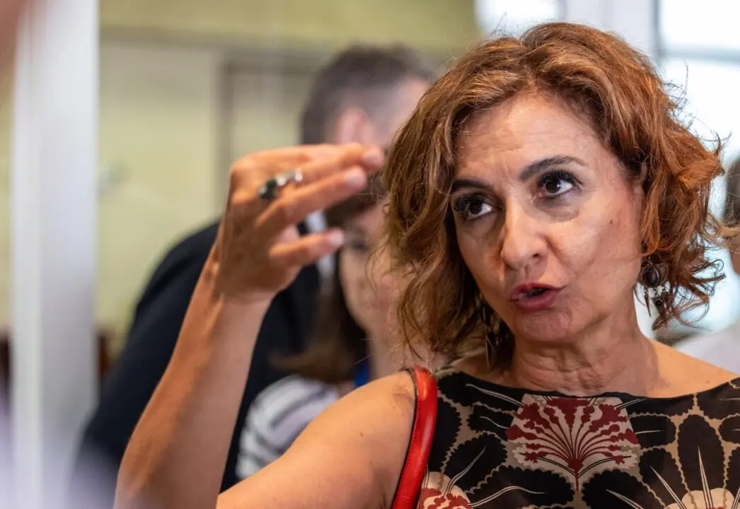  La vicepresidenta primera y ministra de Hacienda, Mar&iacute;a Jes&uacute;s Montero.<br>- Ananda Manj&oacute;n - Europa Press 