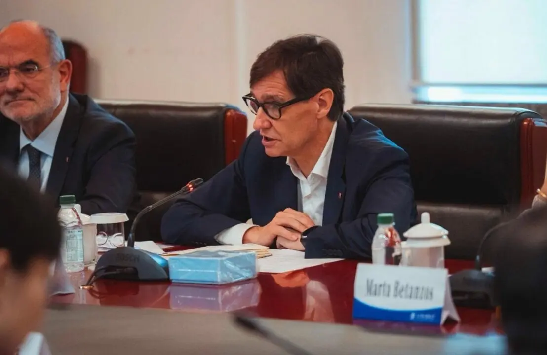  El conseller Duch e Illa en la Beijing Foreign Studies University<br>- GENERALITAT DE CATALUNYA - ARNAU CARBONELL 