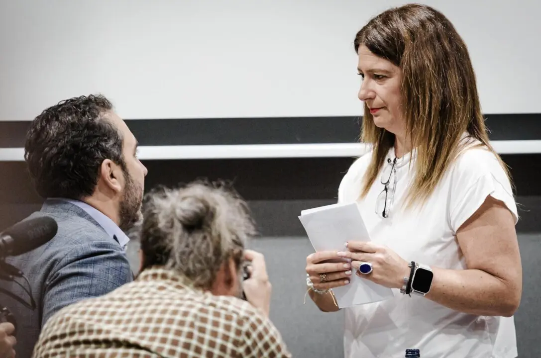  Archivo - El empresario V&iacute;ctor de Aldama y la exmilitante socialista Leire D&iacute;ez, durante una rueda de prensa en el Hotel Novotel, a 4 de junio de 2025, en Madrid (Espa&ntilde;a).<br>- Carlos Luj&aacute;n - Europa Press - Archivo 