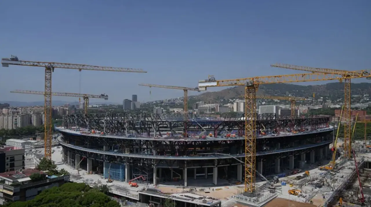  El Camp Nou en obras 