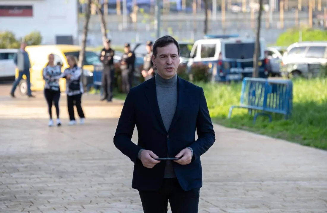  Archivo - El hermano de Pedro S&aacute;nchez, David S&aacute;nchez, a su llegada a declarar en calidad de investigado en el Juzgado de Instrucci&oacute;n n&uacute;mero 3 de Badajoz<br>- Andr&eacute;s Rodr&iacute;guez - Europa Press - Archivo 