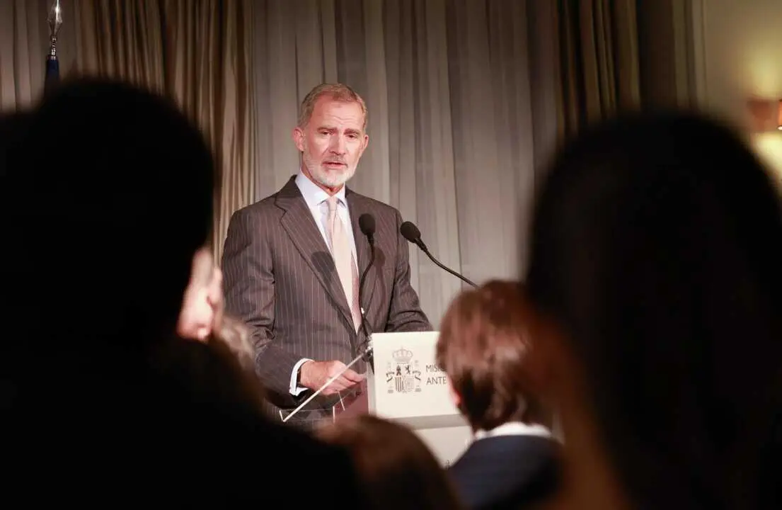  El Rey Felipe VI participa en el 80&ordm; per&iacute;odo de sesiones de la Asamblea General de Naciones Unidas en Nueva York, a 22 de septiembre de 2025, en Nueva York (Estados Unidos). Durante su discurso, el rey Felipe VI ha reivindicado la eficacia de la ONU para<br>- Casa Real 