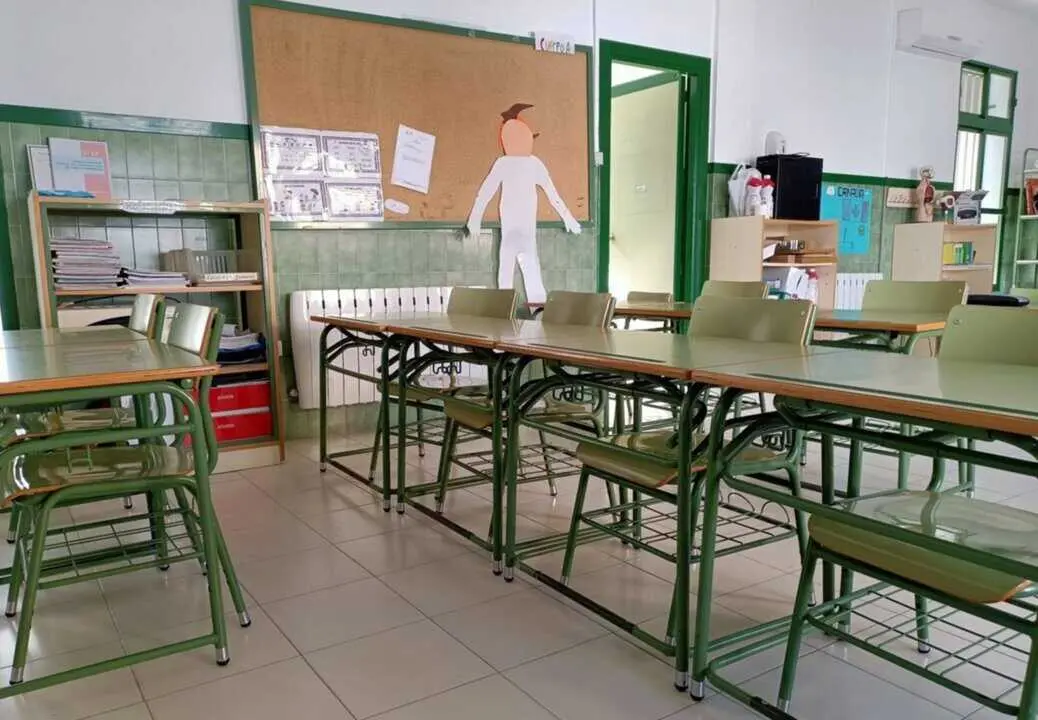  Archivo - Un aula de un colegio.<br>- EUROPA PRESS - Archivo 
