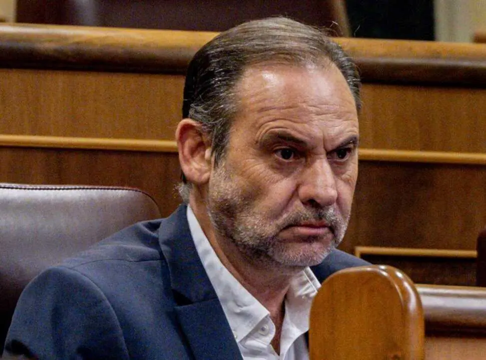  El diputado Jos&eacute; Luis &Aacute;balos durante una sesi&oacute;n plenaria, en el Congreso de los Diputados, a 9 de septiembre de 2025, en Madrid (Espa&ntilde;a).<br>- Ricardo Rubio - Europa Press 