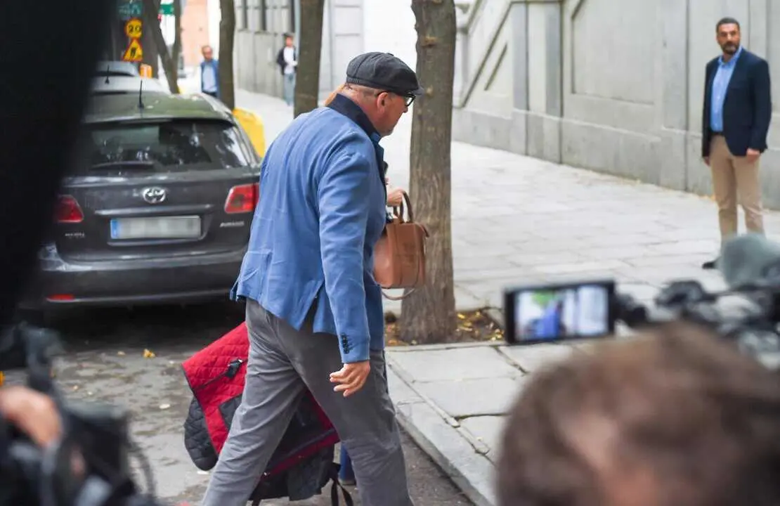  El exasesor ministerial Koldo Garc&iacute;a a su llegada al Tribunal Supremo.<br>- Gustavo Valiente - Europa Press 