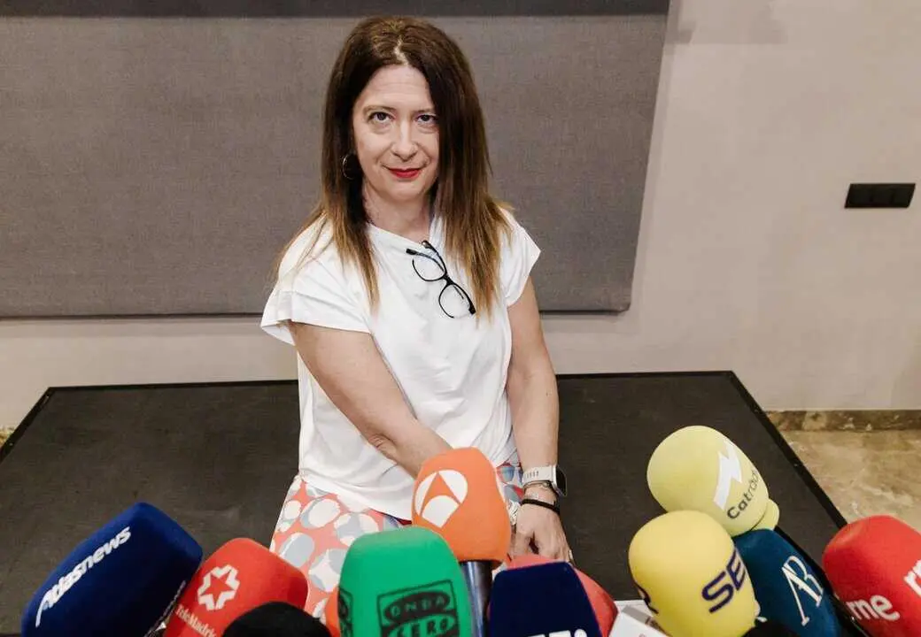  Archivo - La exmilitante socialista Leire D&iacute;ez durante una rueda de prensa, en el Hotel Novotel, a 4 de junio de 2025, en Madrid (Espa&ntilde;a).<br>- Carlos Luj&aacute;n - Europa Press - Archivo 