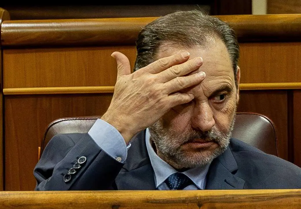  El diputado Jos&eacute; Luis &Aacute;balos durante una sesi&oacute;n plenaria en el Congreso<br>- Ricardo Rubio - Europa Press 