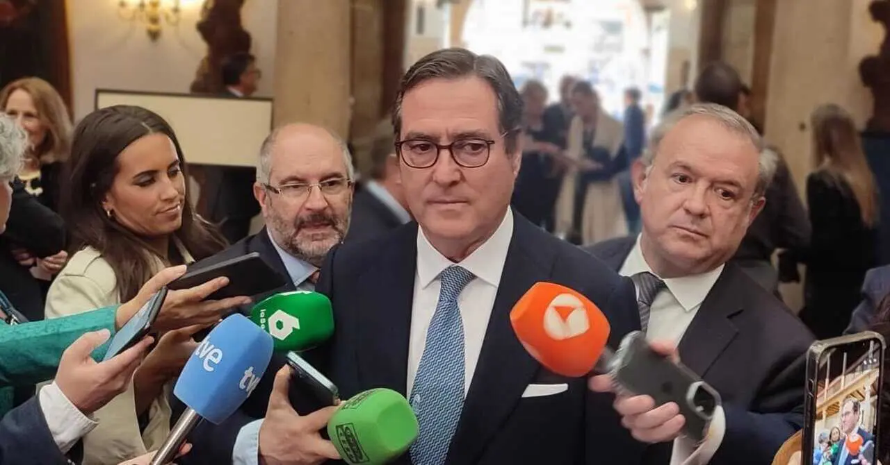  El presidente de la CEOE, Antonio Garamendi.<br>- EUROPA PRESS 