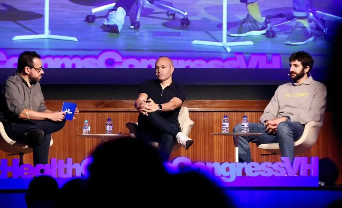  Andr&eacute;s Iniesta y Ricky Rubio en el Congreso.<br>- VALL D'HEBRON 