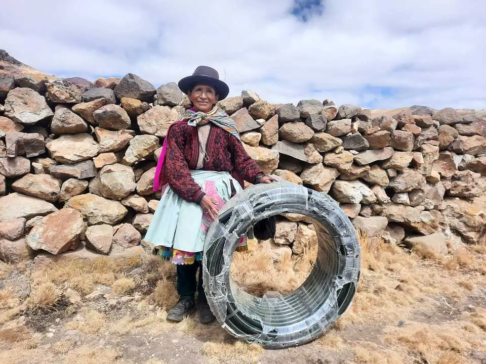  Entrega de M&oacute;dulos de Sistema de Riego - CC Huayllacruz 