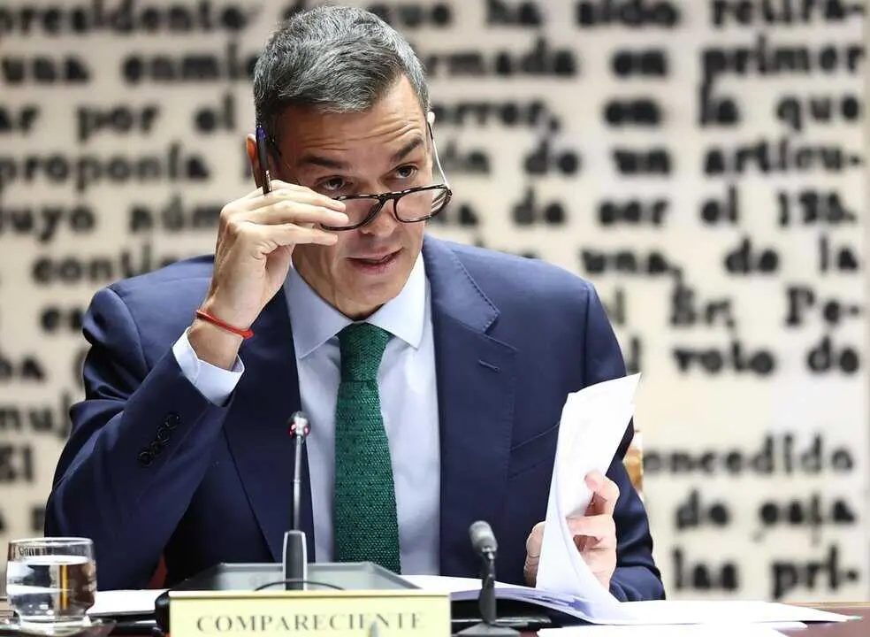  El presidente del Gobierno, Pedro S&aacute;nchez, comparece ante la Comisi&oacute;n de Investigaci&oacute;n sobre el 'caso Koldo'.<br>- Eduardo Parra - Europa Press 