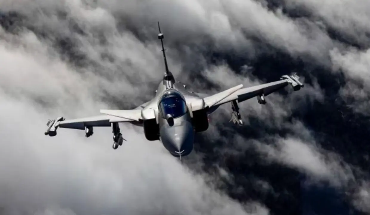 Archivo - Un caza Gripen de Saab
- SAAB - Archivo