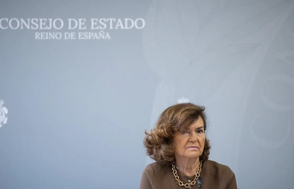 Archivo - La presidenta del Consejo de Estado, Carmen Calvo, en una imagen reciente
- Alejandro Mart&iacute;nez V&eacute;lez - Europa Press - Archivo