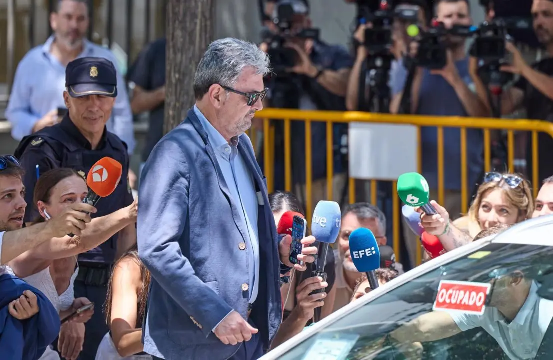 Archivo - El administrador &uacute;nico de Servinaba Antxon Alonso sale del Tribunal Supremo, a 7 de julio de 2025
- Jes&uacute;s Hell&iacute;n - Europa Press - Archivo