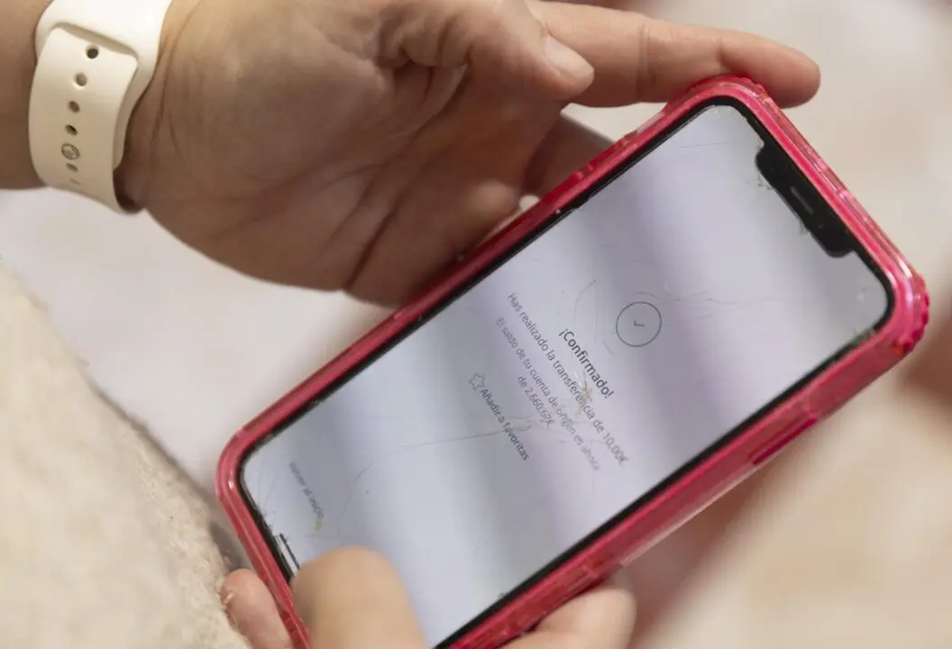 Archivo - Una mujer realiza una transferencia bancaria con su tel&eacute;fono m&oacute;vil, a 10 de enero de 2025, en Madrid (Espa&ntilde;a). La banca debe ofrecer desde ayer, transferencias de dinero instant&aacute;neas al mismo precio que las normales, de acuerdo con el calendario
- Eduardo Parra - Europa Press - Archivo