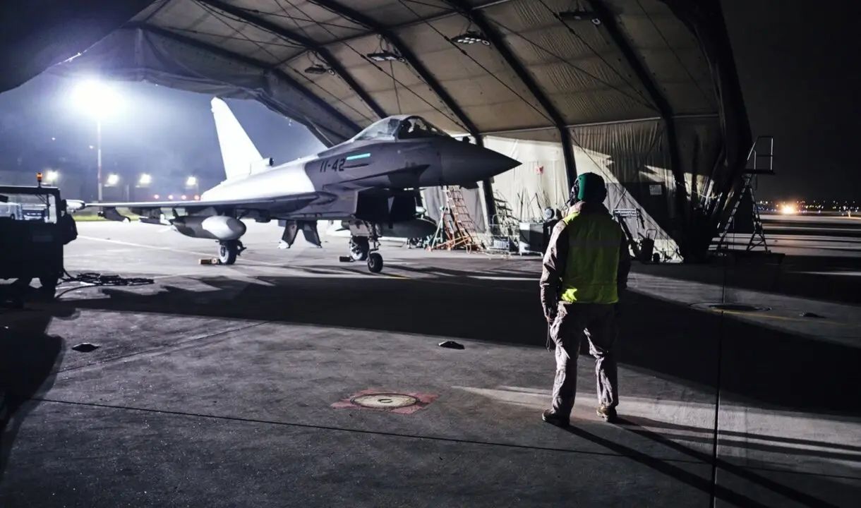 Un caza Eurofighter.
- JOSE FIGUEREDO LOPEZ / EMAD