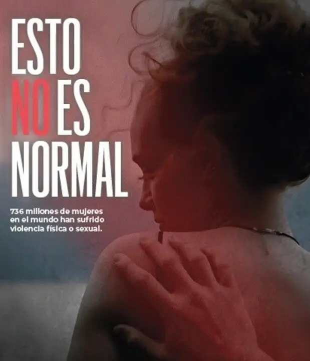 CArtel de la campa&ntilde;a 'No es normal'.
- CRUZ ROJA
