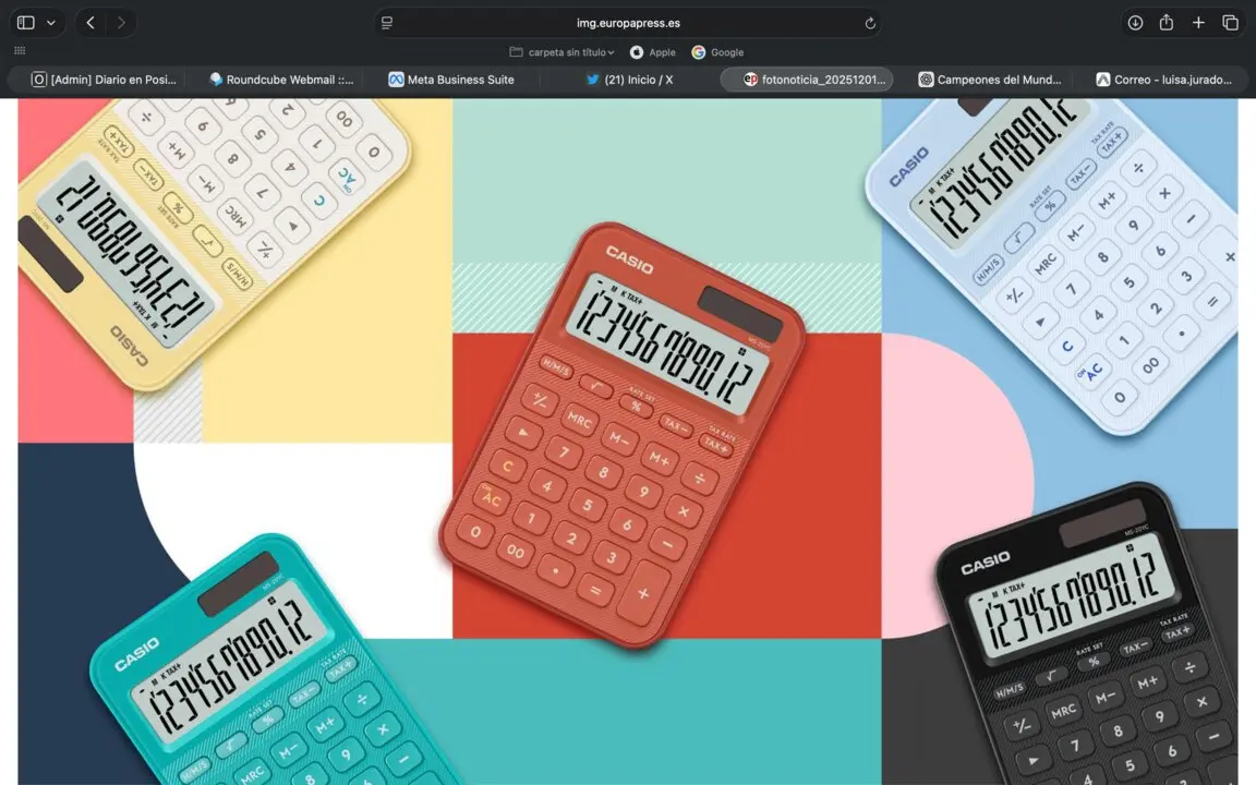 Casio_to_Release_25_Design_Calculators_kv_colorful
- CASIO COMPUTER CO., LTD/PR NEWSWIRE