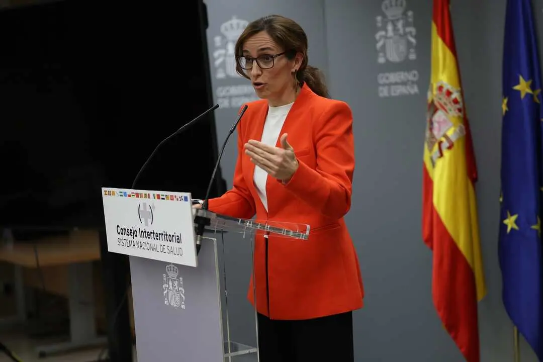 La ministra de Sanidad, M&oacute;nica Garc&iacute;a.