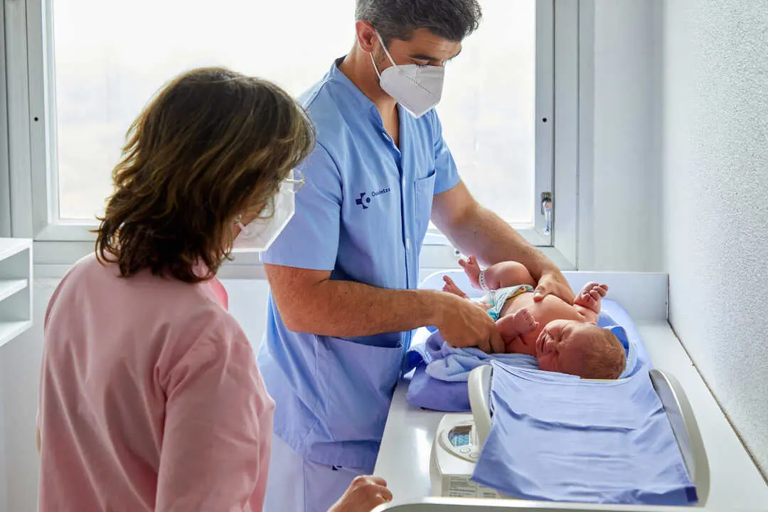 Archivo - Un beb&eacute;. 