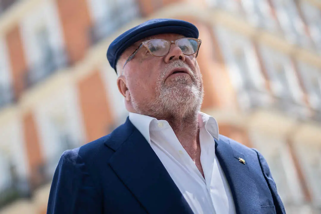 Archivo - El excomisario Jos&eacute; Manuel Villarejo a su salida de la Audiencia Nacional, a 27 de julio de 2023, en Madrid (Espa&ntilde;a). 