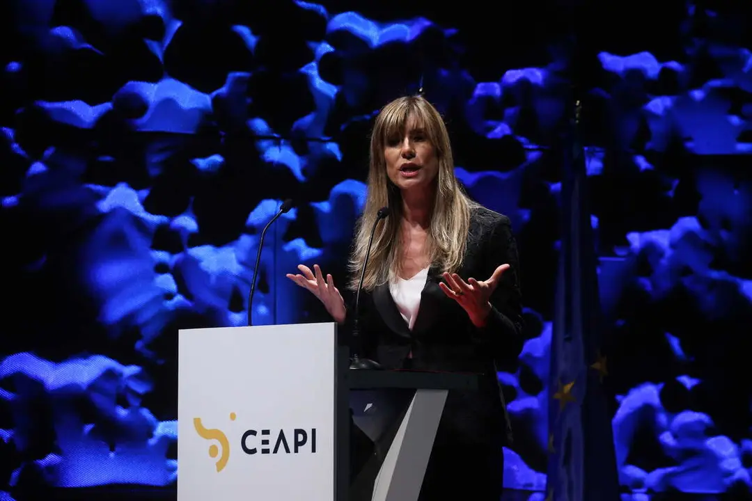 Archivo - La esposa de Pedro S&aacute;nchez, Bego&ntilde;a G&oacute;mez, interviene durante la segunda jornada del IV Congreso Iberoamericano, a 18 de mayo de 2021, en el CaixaForum, Madrid, (Espa&ntilde;a).