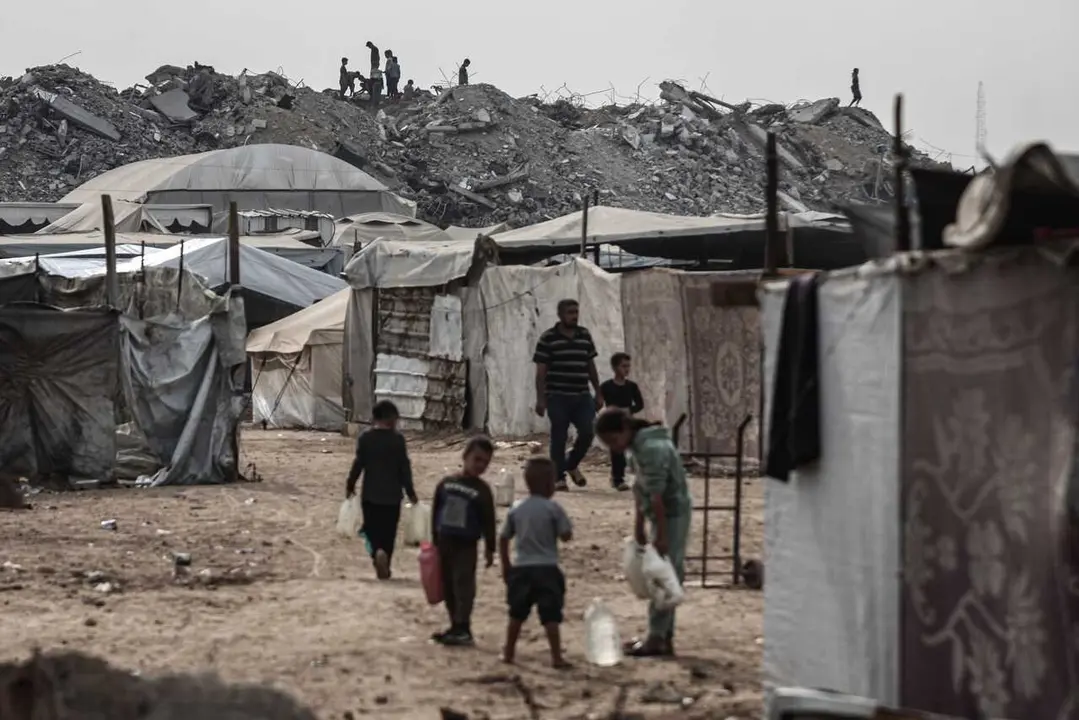 Archivo - November 4, 2025, Al-Bureij, Gaza Strip, Palestinian Territory