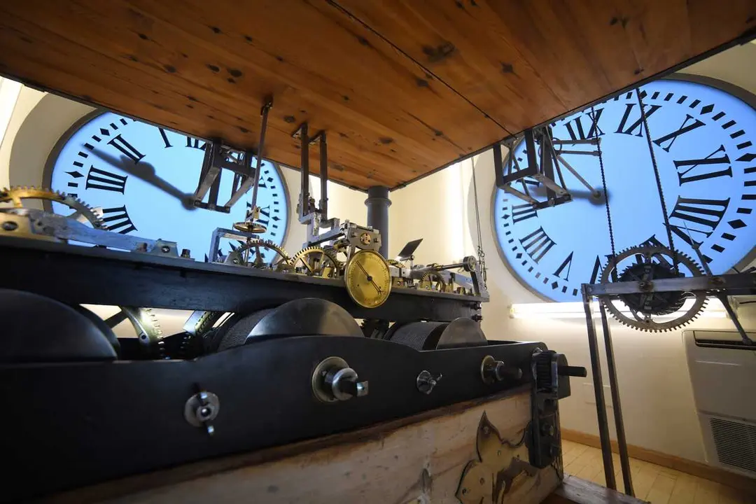 Archivo - El Reloj de la Puerta del Sol