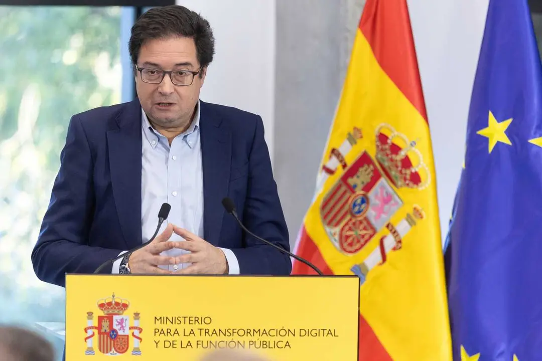 Archivo - El ministro para la Transformaci&oacute;n Digital y de la Funci&oacute;n P&uacute;blica, &Oacute;scar L&oacute;pez.