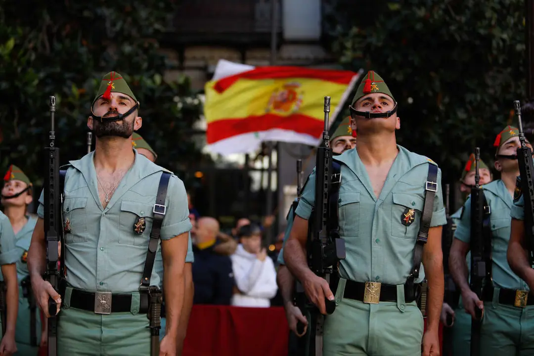 Archivo - La Legi&oacute;n desfila durante la celebraci&oacute;n del d&iacute;a de la Toma el 2 de enero de 2024