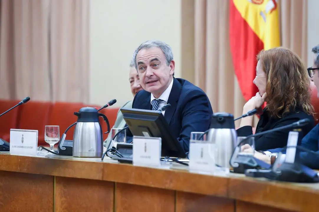 El expresidente del Gobierno Jos&eacute; Luis Rodr&iacute;guez Zapatero en el Senado, a 4 de diciembre de 2025, en Madrid (Espa&ntilde;a).