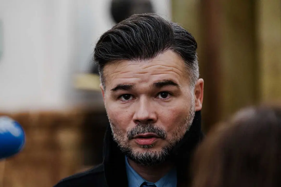 El portavoz de ERC en el Congreso, Gabriel Rufi&aacute;n, durante una sesi&oacute;n plenaria, en el Congreso de los Diputados, a 9 de diciembre de 2025, en Madrid (Espa&ntilde;a). 