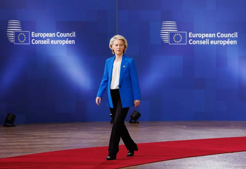 La presidenta de la Comisi&oacute;n Europea, Ursula von der Leyen 