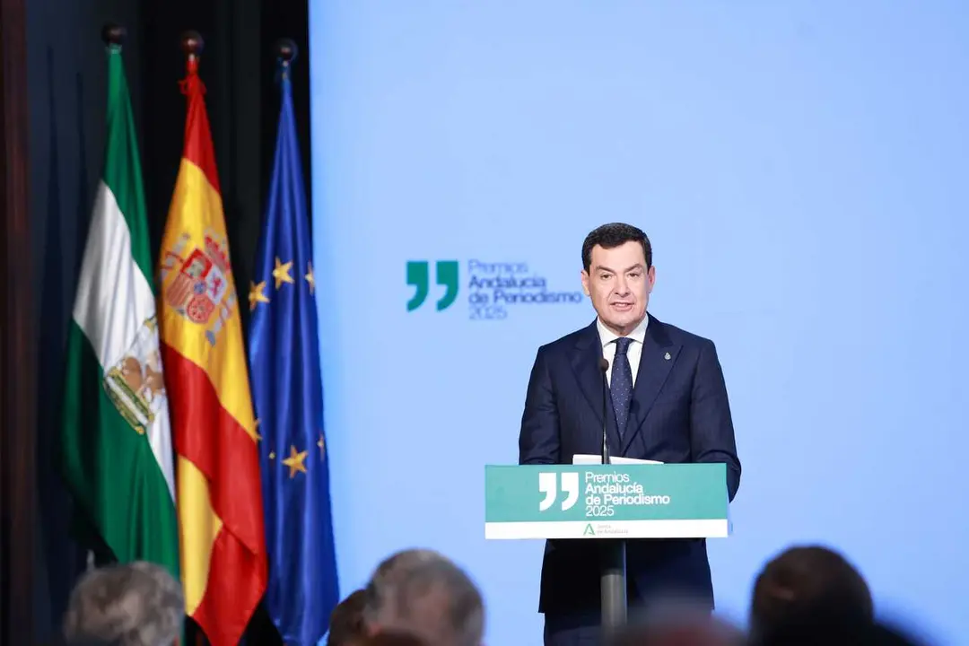 El presidente de la Junta de Andaluc&iacute;a, Juanma Moreno, en una imagen de archivo.