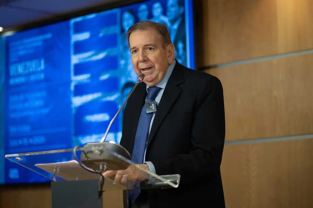 Archivo - El presidente electo de Venezuela Edmundo Gonz&aacute;lez, durante el evento &lsquo;Venezuela, Memoria y Justicia&rsquo;, en la sede del Parlamento Europeo, a 10 de junio de 2025, en Madrid (Espa&ntilde;a)