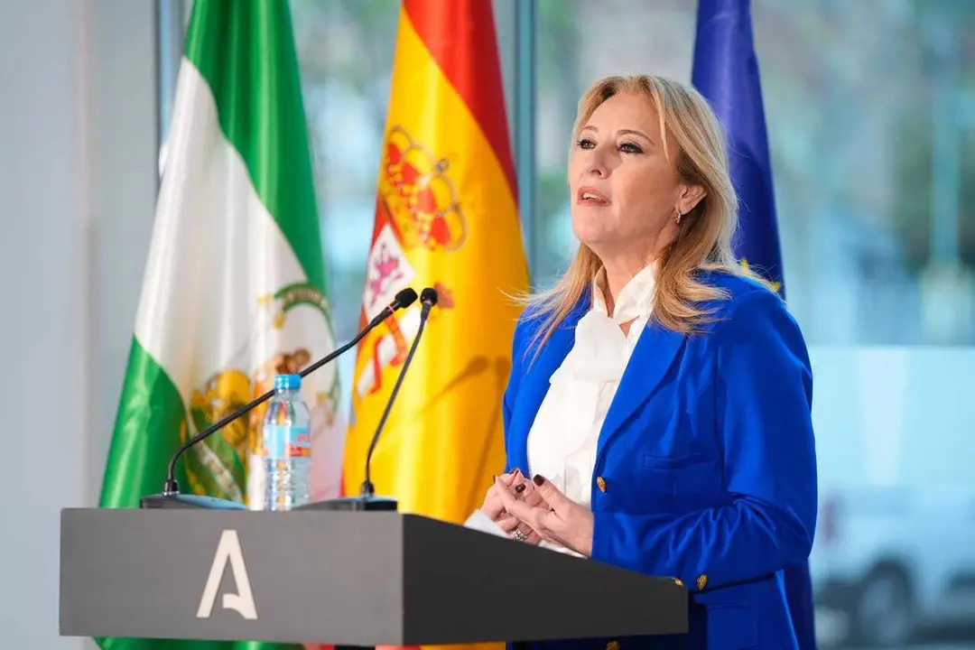 La consejera de Econom&iacute;a, Hacienda, Fondos Europeos y Di&aacute;logo Social y portavoz del Gobierno andaluz, este martes en C&oacute;rdoba