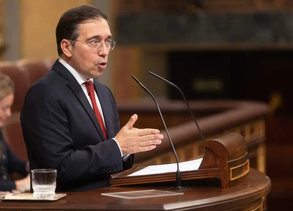 El ministro de Asuntos Extereiores, Cooperaci&oacute;n y Uni&oacute;n Europea, Jos&eacute; Manuel Albares